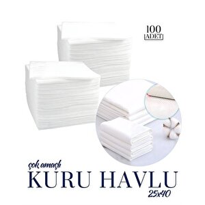 Modacar Çok Amaçlı Tek Kullanımlık Kuru Havlu 25x40cm 100 Adet