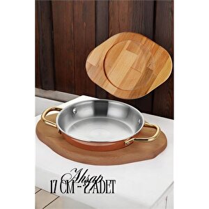 Modacar Ahşap Sahan Altlığı 2 Adet 15 Cm