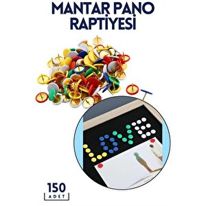 Modacar Renkli Pano Raptiyesi 150 Adet