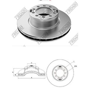 Fren Diski Disk Mercedes Arocs Y.m. 9604210312 010 27