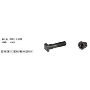 Bijon Scania Arka 96 Mm  (kare Kafa) 1368694