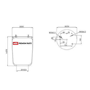 Suspansiyon Korugu Lastik Daf Cekici-ford Cekici 0067504 18