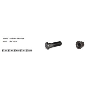 Bijon Saf Dorse Disk/frezeli-68 Mm 1303111811