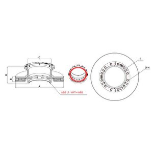 Fren Diski Iveco Disk Euro Stralist Absli 2995812