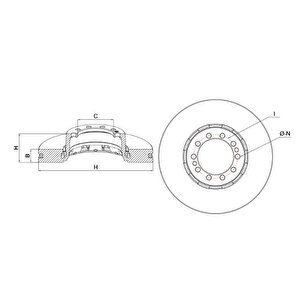 Fren Diski On Renault Midlum 220 040 05 5010525014