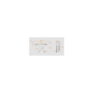 Alya Homes Wıng Alüminyum Kanatlı Çamaşır Kurutmalık (ahdry1401)