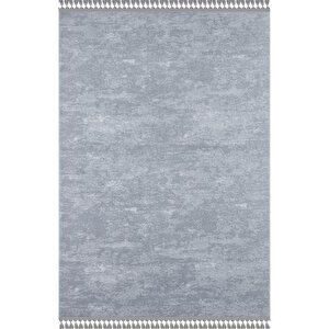 Violet Koleksiyonu Yıkanabilir Kaymaz Taban Salon,oturma Odası,mutfak,antre,koridor Halısı  Gri