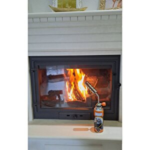 Şömine Yakma Çakmağı Yüksek Alevli Pürmüz Torch Barbekü Odun Kömür YakmaTutuşturma Tabancası