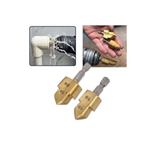Pprc Pvc Su Boru Havşası Tesisatcı Tamir Onarım Tamir Delme Genişletme Tıraş Boru Paftası 25mm ve 20mm Plastik Boru Kaynak Birleştirme