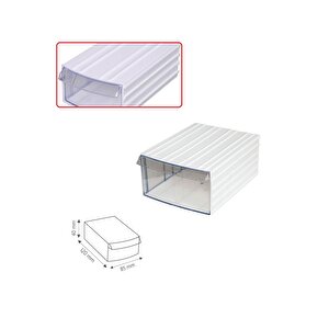 Şeffaf Çekmeceli Organizer Kutu 12 Kutu Dremel Gravür Boncuk Mücevher Saklama Kutusu Düzenleyici