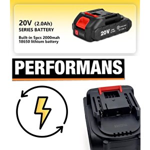 Şarjlı Matkap için Yedek Batarya Üniversal 5 Pilli 12 Volt 14v 18v 20v 48v 58v Li-on Pil Şarj