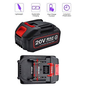 Şarjlı Matkap için Yedek Batarya Üniversal 5 Pilli 12 Volt 14v 18v 20v 48v 58v Li-on Pil Şarj