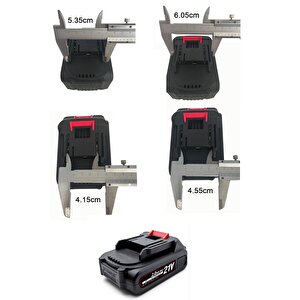 Şarjlı Matkap için Yedek Batarya Üniversal 5 Pilli 12 Volt 14v 18v 20v 48v 58v Li-on Pil Şarj