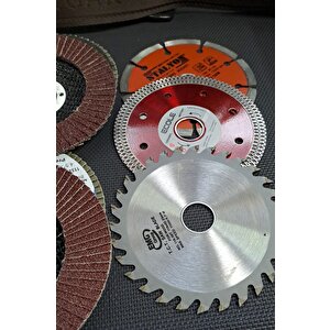 115mm Ahşap Metal Mermer Granit Seramik kesici disk Seti Kesme Zımparalama Daire Disk Bıcak ispirel