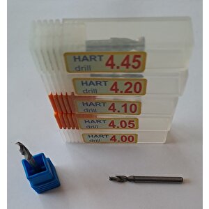 Cnc Metal Sondaj Tungsten Karbür Uç Seti (4.0 - 4.45 ) Matkap Için Hard Drill Bıçak Makine Takımı
