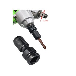 Torklu Somun Sıkma Bijon Sökme Darbeli Matkap Için Bits Adaptörü 4lü Set Yaylı Ağır Hizmet Mandreni