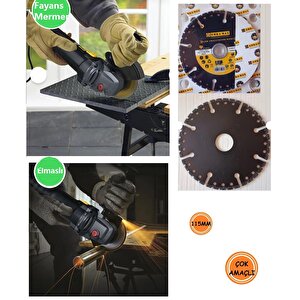 115mm Ahşap Metal Mermer Granit Seramik kesici disk Avuç Taşlama kesme Elmaslı Daire Disk Bıçak ispirel