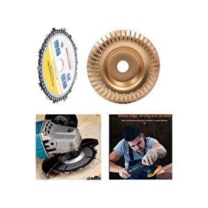 Ahşap Törpü Eğe Disk Ve Zincirli Testere Oval Oyma Açılı Taşlama Aşındırma Oyma Şekillendirme Set