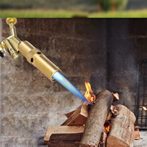 Yüksek Alevli Pürmüz Torch Yakma Barbekü Odun Tutuşturma Tabancası Metal Kafa Tamirci Kaynak Pürmüzü
