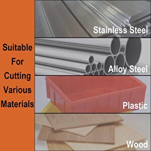 TCT Metal Delik Testeresi Kesici Alaşım Karbür Uçlu Paslanmaz Çelik Demir Levha Metal İşleme Elmaslı 6 Parça  elmaslı yaylı matkap uçlu