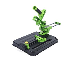 Açılı Kesme Ve Taşlama Standı 115/125mm Avuç Taşlama Sehpası Tezgahı Mengeneli Kayar Mil Kızaklı stand mengeneli