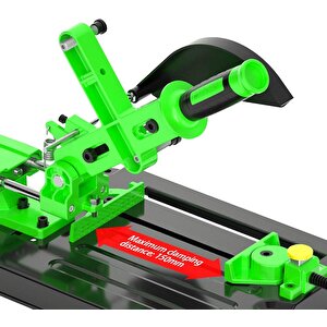 Açılı Kesme Ve Taşlama Standı 115/125mm Avuç Taşlama Sehpası Tezgahı Mengeneli Kayar Mil Kızaklı stand mengeneli