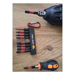Bits Uç Matkap Ucu Tornavida Ucu Vidalama Ucu 10 Lu Ph2 - Pz2 Anahtarlik