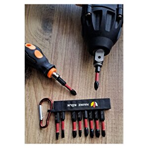 Bits Uç Matkap Ucu Tornavida Ucu Vidalama Ucu 10 Lu Ph2 - Pz2 Anahtarlik