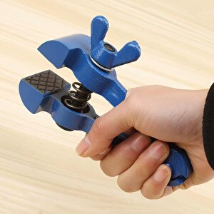 Yaylı Döküm Kuyumcu El Mengenesi 50mm Yaylı Mini Maşa Mengene düz pense Kaydırmaz Güçlü Çeneli