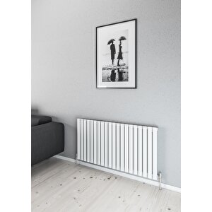 Palesa Dikey Çelik Radyatör  117,9x60 Cm Beyaz  Yeni Nesil 2025 Tasarım