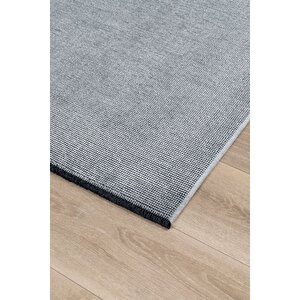 Vera Yıkanabilir Kaydırmaz, Pamuk Dokuma, Premium Kalite Salon&mutfak&yemek Odası Kilimi Gri 120x180 cm