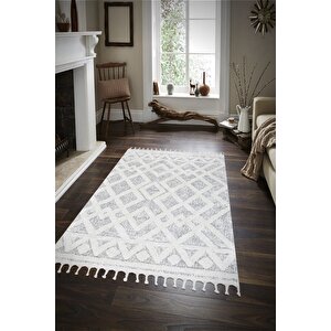 Norway Bukleli Premium Yumuşak Peluş Post Iskandinav Oturma Odası Salon Halısı 120x180 cm