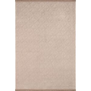 Rayne Koleksiyonu Bukle Kabartmalı Rölyef Kaymaz Tabanlı Yıkanabilir Salon,mutfak,koridor Vizon 100x450 cm