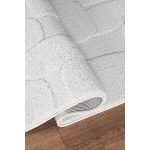 Norway Bukleli Premium Yumuşak Peluş Post Iskandinav Oturma Odası Salon Halısı 120x180 cm