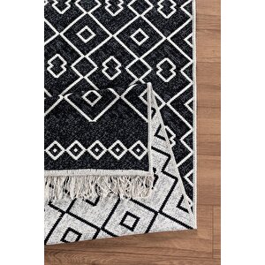 Arya Vl Çift Taraflı,katlanabilir,yıkanabilir,yüksek Kalite Pamuk Salon,oturma Odası,balkon Kilim 80x300 cm