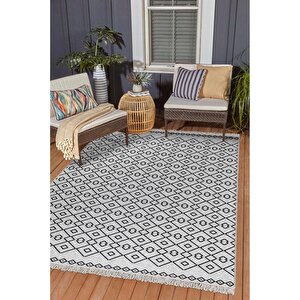 Arya Vl Çift Taraflı,katlanabilir,yıkanabilir,yüksek Kalite Pamuk Salon,oturma Odası,balkon Kilim 80x300 cm