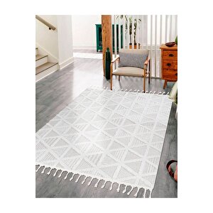Norway Bukleli Premium Yumuşak Peluş Post Iskandinav Oturma Odası Salon Halısı 120x180 cm