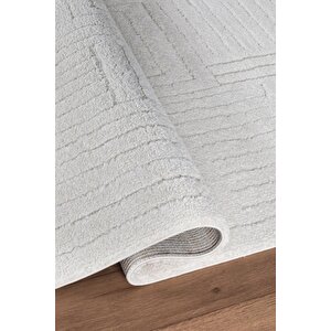 Norway Bukleli Premium Yumuşak Peluş Post Iskandinav Oturma Odası Salon Halısı 80x300 cm