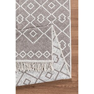 Arya Vl Çift Taraflı,katlanabilir,yıkanabilir,yüksek Kalite Pamuk Salon,oturma Odası,balkon Kilim 80x300 cm