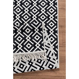 Arya Vl Çift Taraflı,katlanabilir,yıkanabilir,yüksek Kalite Pamuk Salon,oturma Odası,balkon Kilim 120x180 cm
