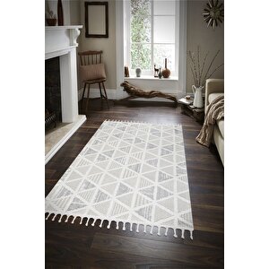 Norway Bukleli Premium Yumuşak Peluş Post Iskandinav Oturma Odası Salon Halısı 160x230 cm