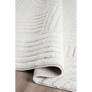 Norway Bukleli Premium Yumuşak Peluş Post Iskandinav Oturma Odası Salon Halısı 120x180 cm