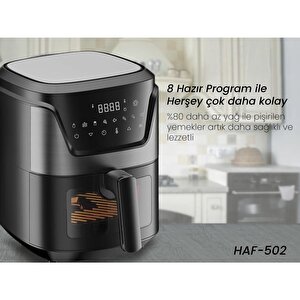 Haf-502 6 Litre Airfryer Sıcak Hava Fritözü