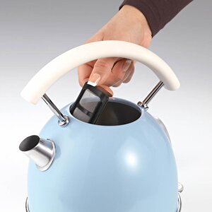 2877/05 Vintage Dom 1.7 Litre 2000 W Kettle - Mavi