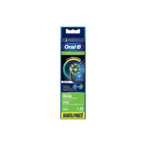 Oral-b Cross Action Clean&maximiser Şarjlı Diş Fırçası Yedek Başlığı Siyah 4'lü