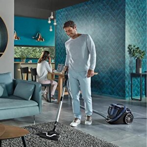Tefal Tw7690 5 Silence Force Cyclonic Toz Torbasız Elektrikli Süpürge - Mavi