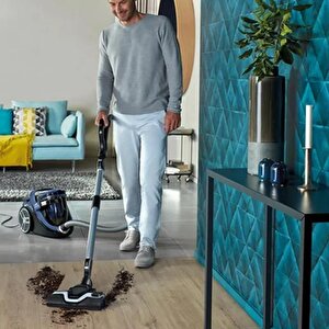 Tefal Tw7690 5 Silence Force Cyclonic Toz Torbasız Elektrikli Süpürge - Mavi