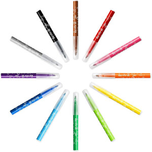 Bic | Kid Couleur Keçeli Kalem, 12 Renk, Canlı Ve Yıkanabilir Mürekkep