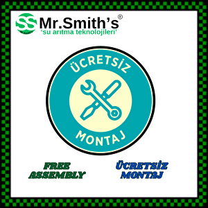 Mr.smith's Su Arıtma Cihazı Ücretsi̇z Montajli Kompozit ( Multi̇mi̇neral-dublealkali̇-coconut ) Filtreli