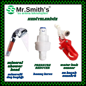 Mr.smith's Su Arıtma Cihazı  Kompozit ( Multi̇mi̇neral-dublealkali̇-coconut ) Filtreli